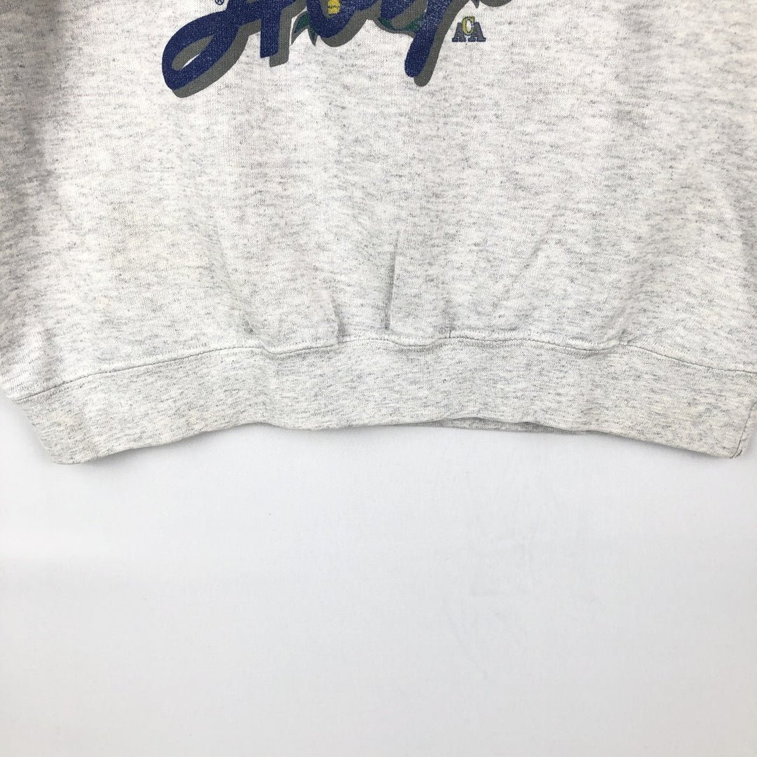 80s-90'S ACA College Character Sweatshirt, Men's Size L (approx.), Vintage unclear gray type Vintage Second Hand