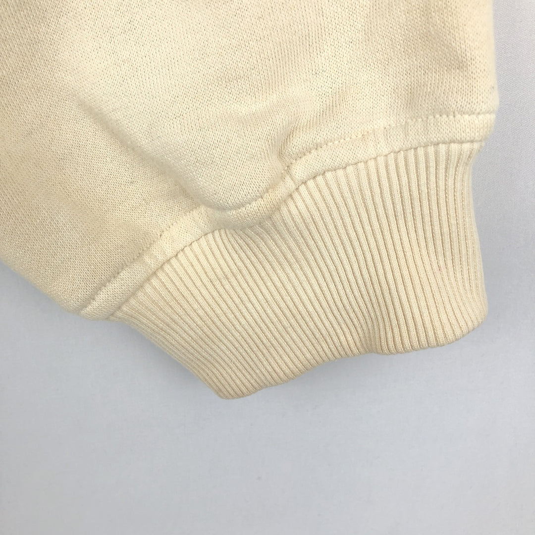 90'S Towncraft Stripe Pattern Crazy Pattern Sweatshirt, Men's Size L (Equivalent), Vintage polyester pale white type Vintage Second Hand