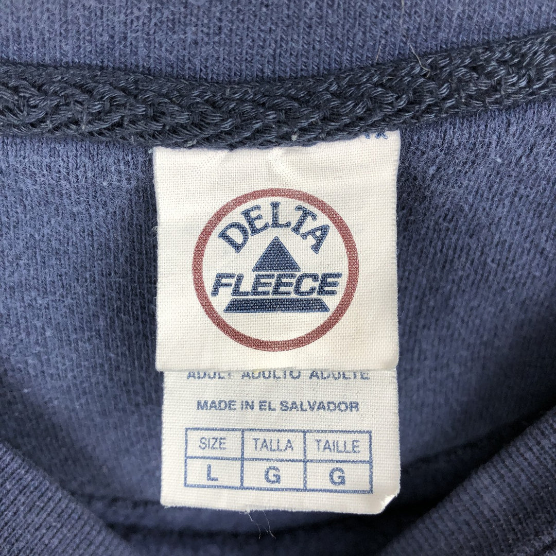2000'S Delta Betty Boop character sweatshirt, men's size L (approx.) cotton navy blue type Vintage Second Hand