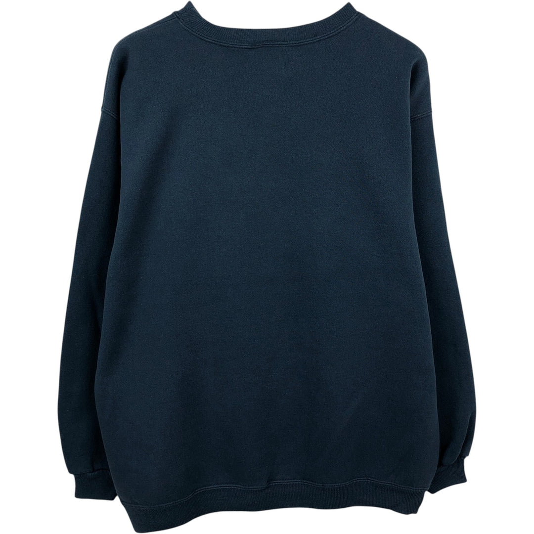 Disney Store MICKEY MOUSE Mickey Mouse Character Sweatshirt (Men's Size L) cotton Green type dark green Vintage Second Hand