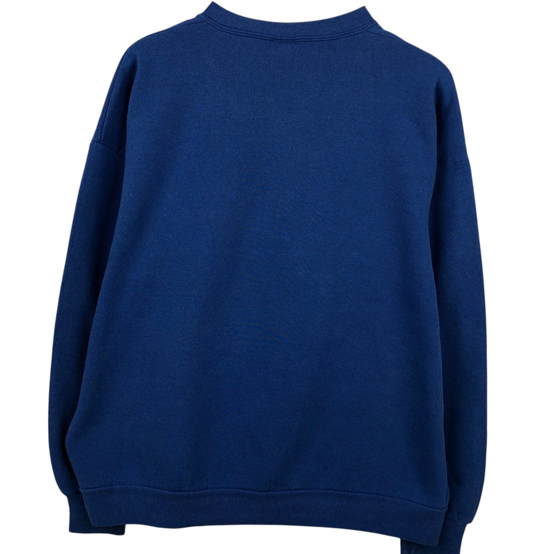 Vintage 90'S MICKEY UNLIMITED Mickey Mouse character sweatshirt, men's size XL unclear blue type Vintage Second Hand
