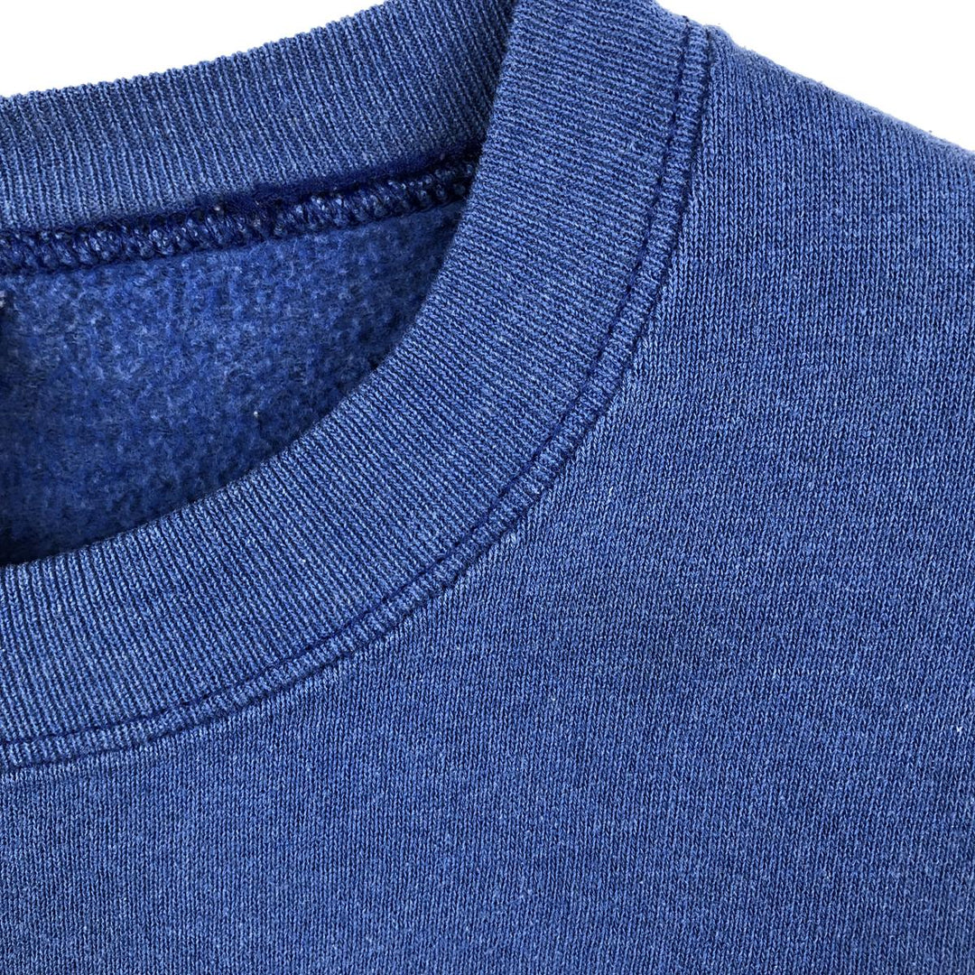 Vintage 90'S MICKEY UNLIMITED Mickey Mouse character sweatshirt, men's size XL unclear blue type Vintage Second Hand