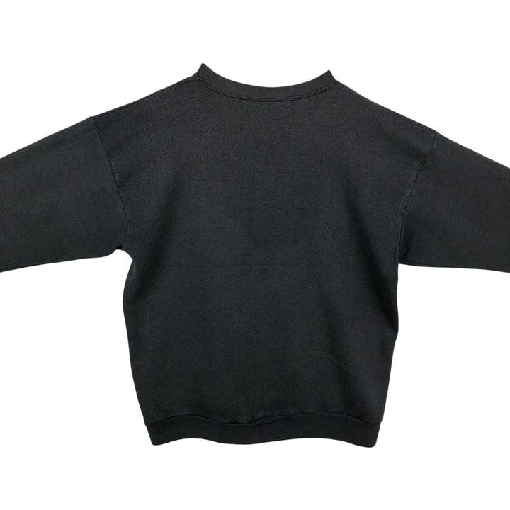 90s-00'S Santee Disney character sweatshirt, made in USA, men's size L equivalent. cotton black type Vintage Second Hand