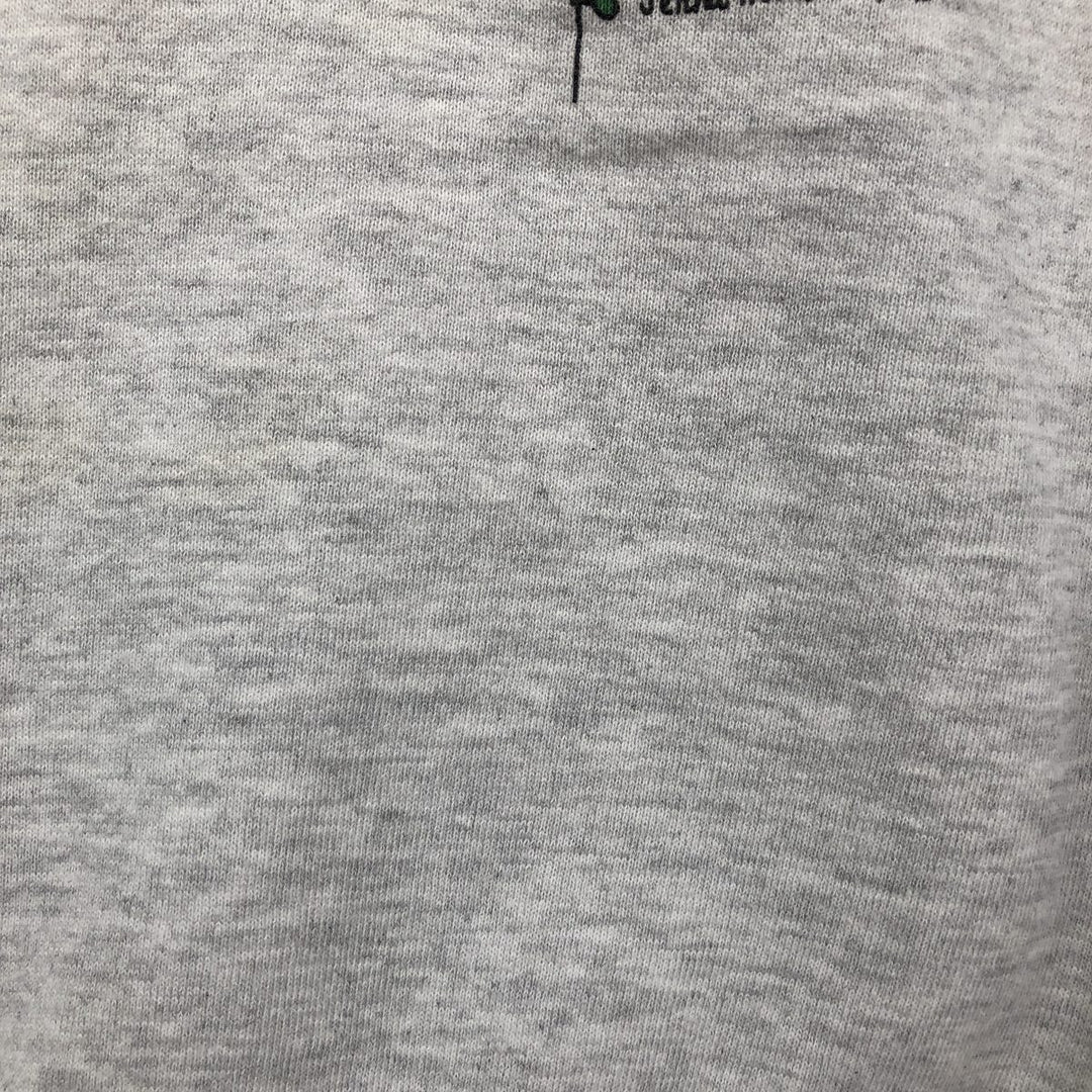 Vintage 90'S Jerzees printed sweatshirt, made in the USA, size M, men's cotton gray type Vintage Second Hand