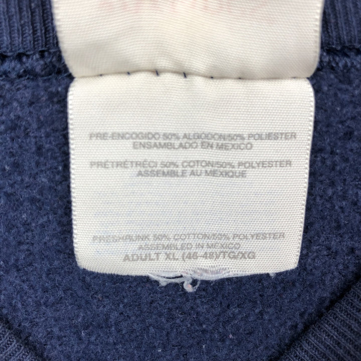 90s-00'S Hanes Comfort Blend Betty Boop character sweatshirt, men's size XL equivalent. cotton navy blue type Vintage Second Hand