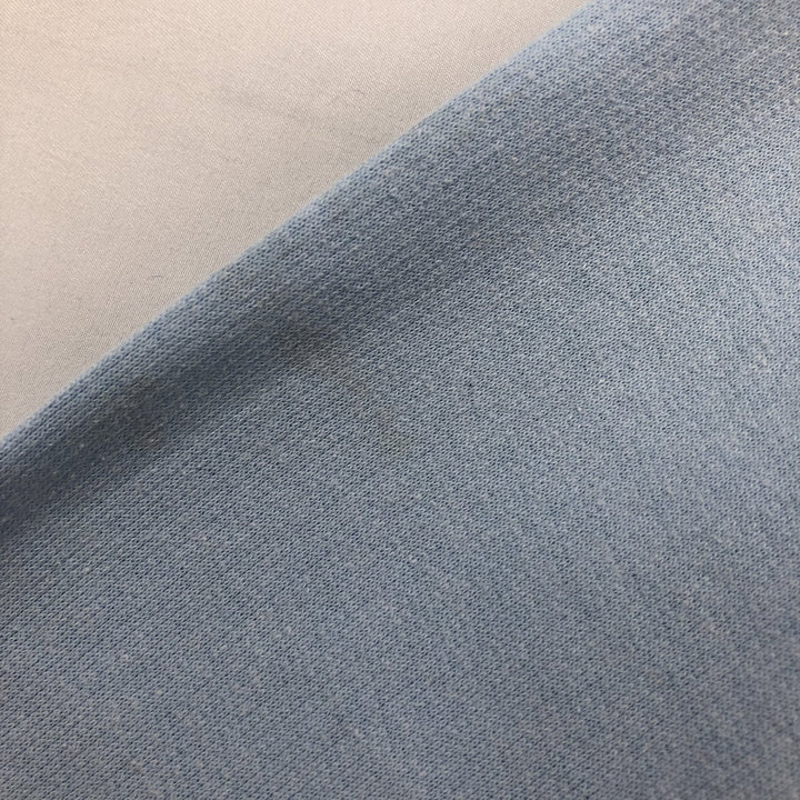 80'S Disney CHARACTER FASHIONS Mickey Mouse Character Sweatshirt, Made in USA, Men's Size XL (approx.) polyester Blue type light blue Vintage Second Hand