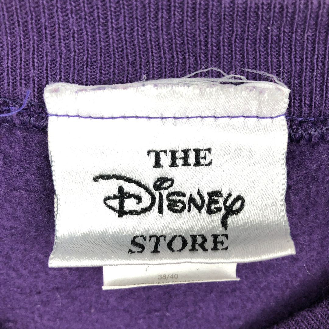 90'S THE DISNEY STORE Snow White and the Seven Dwarfs Dopey Character Sweatshirt, Made in USA, Men's Size M (approx.) cotton purple type Vintage Second Hand