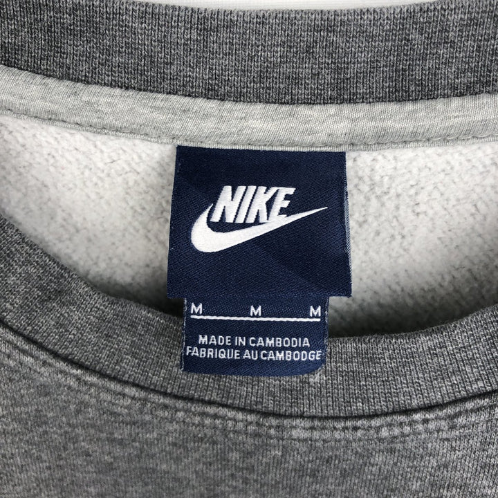 Nike One Point Logo Sweatshirt, Trainer, Men's M Size cotton Charcoal Vintage Second Hand