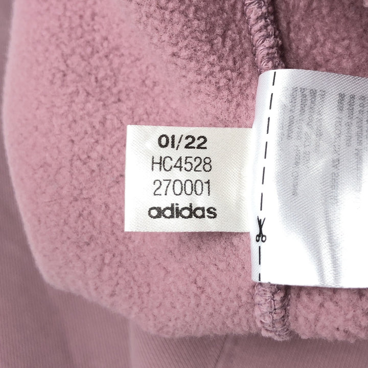 Adidas One Point Logo Sweatshirt Trainer Men's M Size cotton Red type red-purple Vintage Second Hand