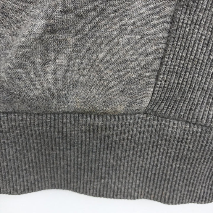 Adidas logo sweatshirt, men's size M cotton gray type Vintage Second Hand