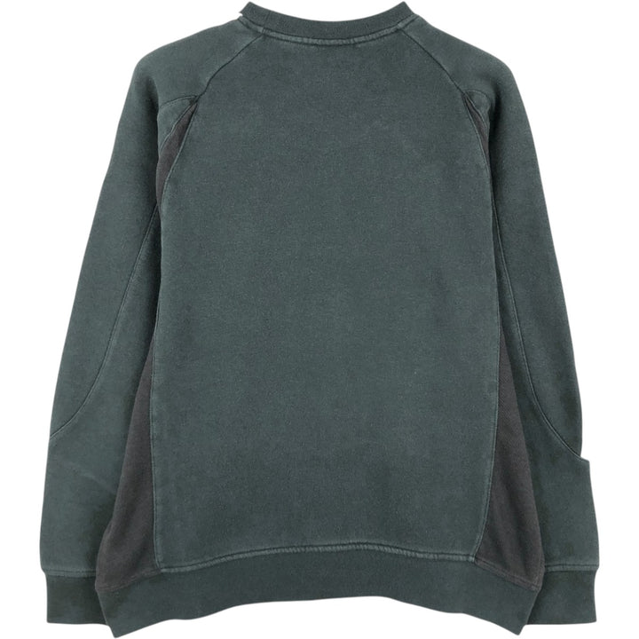 2000'S Adidas One-Point Logo Sweatshirt, Men's Size Small cotton Green type dark green Vintage Second Hand