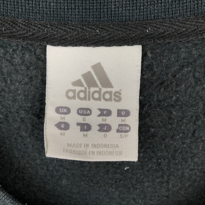 2000'S Adidas One-Point Logo Sweatshirt, Men's Size Small cotton Green type dark green Vintage Second Hand