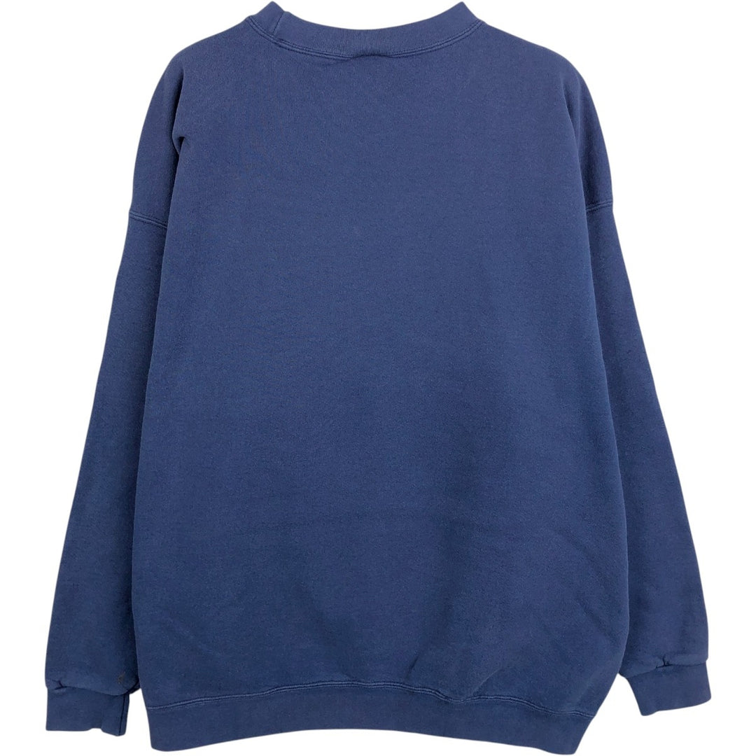 90'S Nike Logo Sweatshirt, Made in USA, Men's XL, Vintage cotton navy blue type Vintage Second Hand