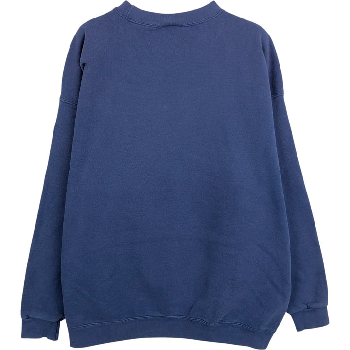 90'S Nike Logo Sweatshirt, Made in USA, Men's XL, Vintage cotton navy blue type Vintage Second Hand