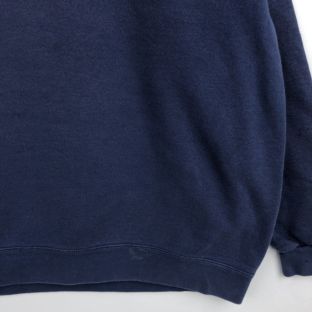 90'S Nike Logo Sweatshirt, Made in USA, Men's XL, Vintage cotton navy blue type Vintage Second Hand