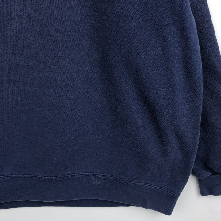 90'S Nike Logo Sweatshirt, Made in USA, Men's XL, Vintage cotton navy blue type Vintage Second Hand