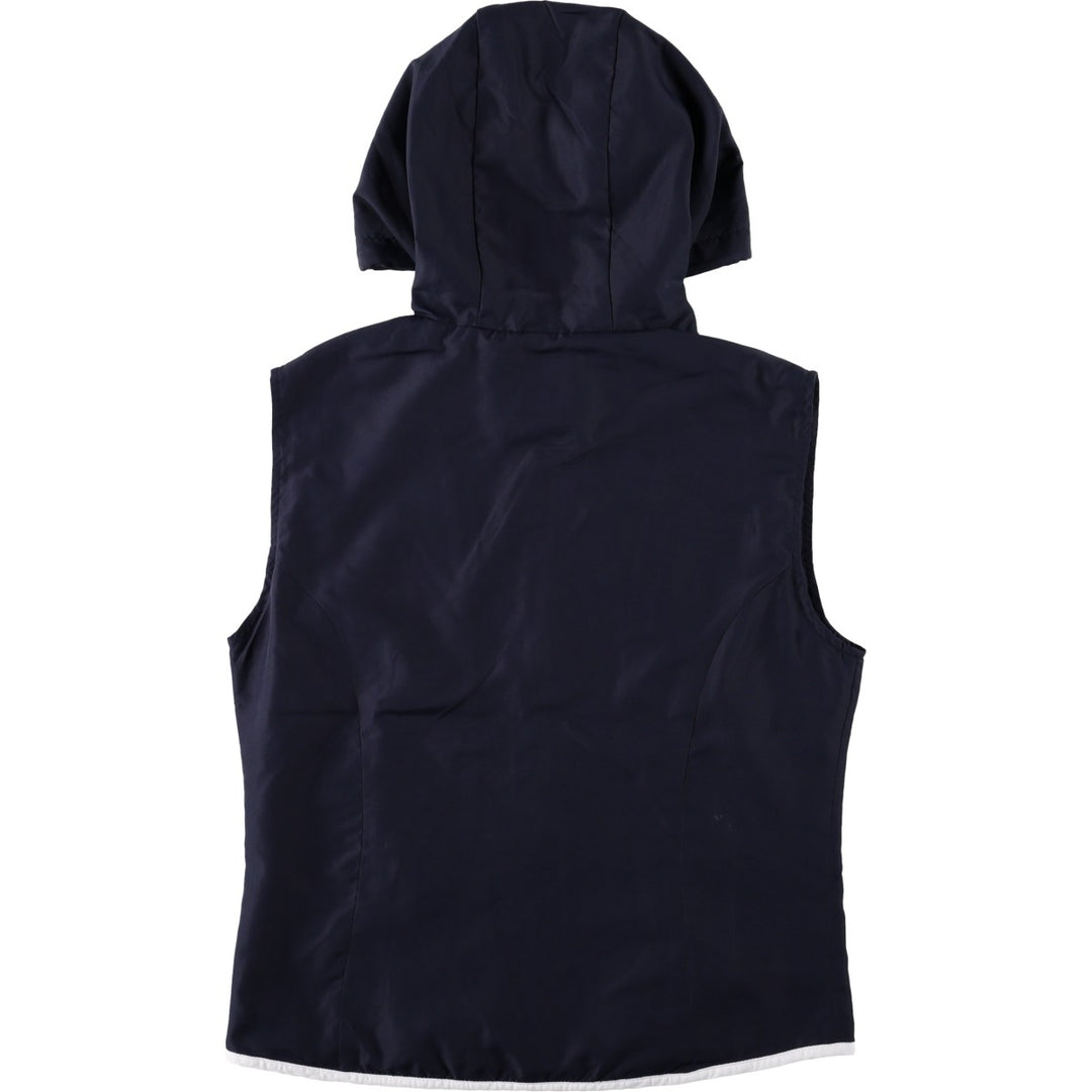 2000'S Puma BMW Williams F1 Team Hooded Warm-up Vest (Women's Size M) polyester navy blue type Vintage Second Hand