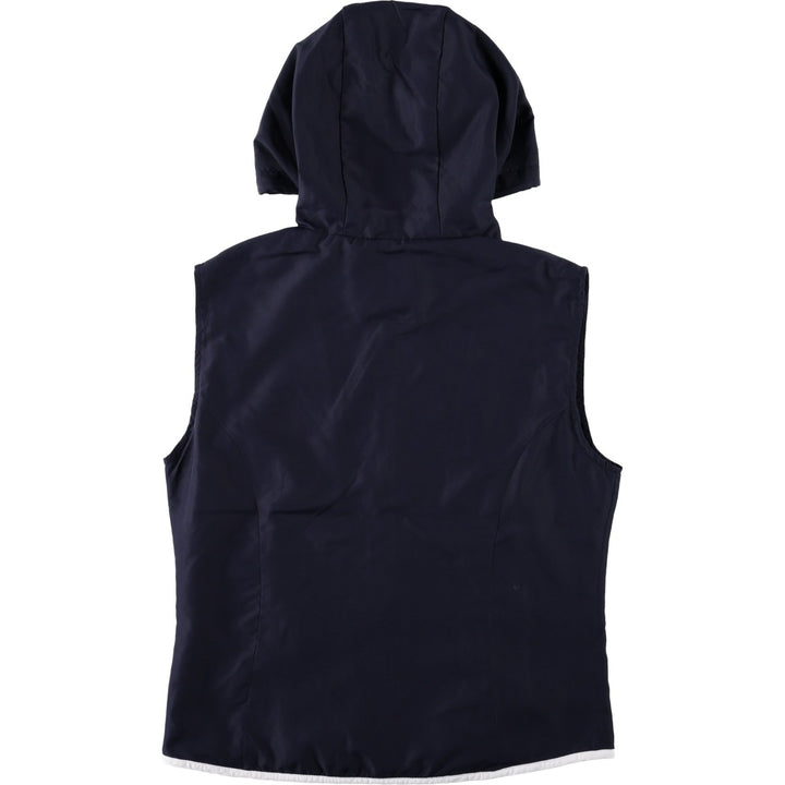 2000'S Puma BMW Williams F1 Team Hooded Warm-up Vest (Women's Size M) polyester navy blue type Vintage Second Hand