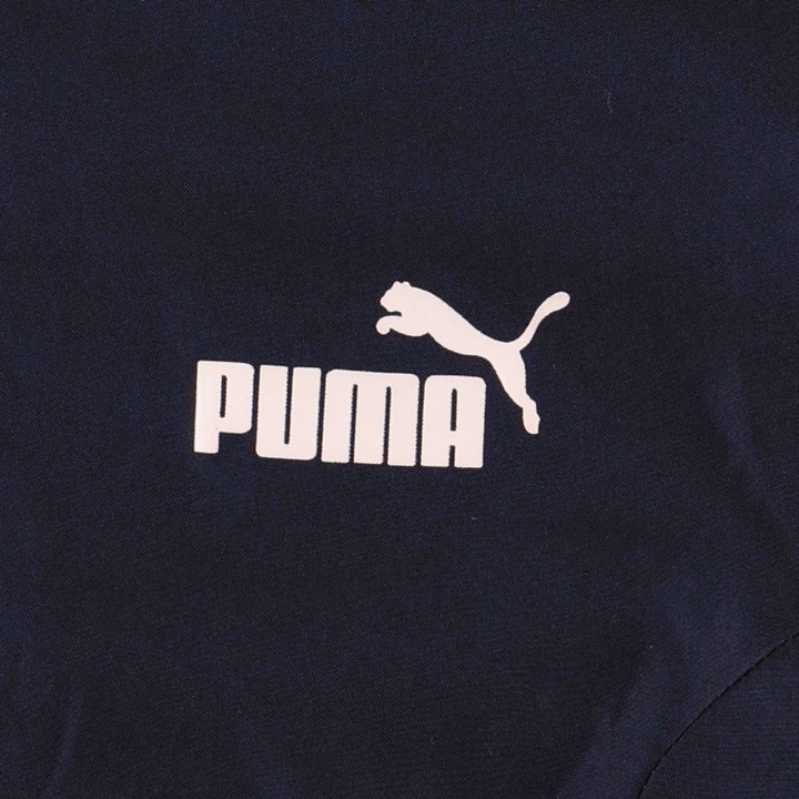 2000'S Puma BMW Williams F1 Team Hooded Warm-up Vest (Women's Size M) polyester navy blue type Vintage Second Hand