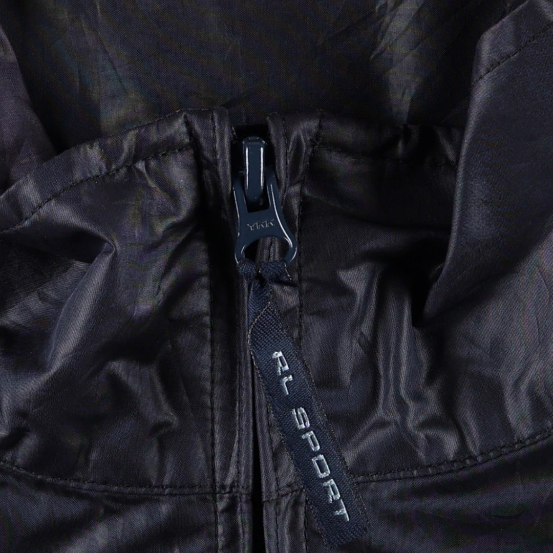 Ralph Lauren RALPH LAUREN SPORT Warm-up Vest, Women's Size L (approx.) polyester navy blue type Vintage Second Hand