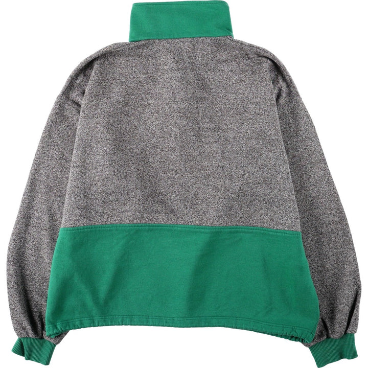 Vintage 70s-80'S Puma Half-Zip Sweatshirt, Made in France, Men's Size M (approx.) acrylic gray type Vintage Second Hand