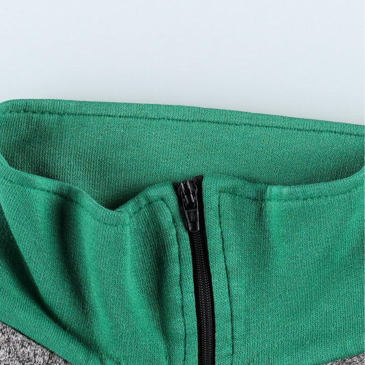 Vintage 70s-80'S Puma Half-Zip Sweatshirt, Made in France, Men's Size M (approx.) acrylic gray type Vintage Second Hand