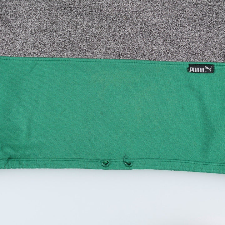 Vintage 70s-80'S Puma Half-Zip Sweatshirt, Made in France, Men's Size M (approx.) acrylic gray type Vintage Second Hand