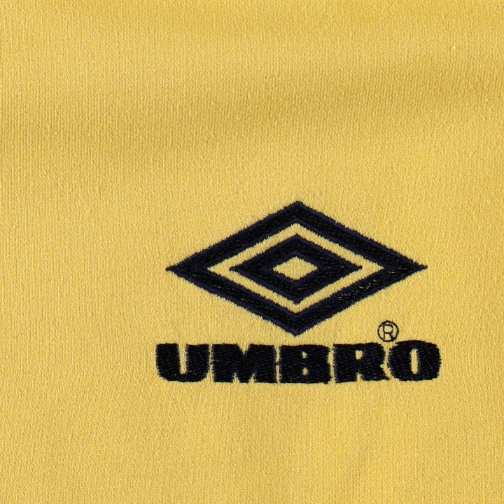 90'S Umbro Blue Tag Logo Sweatshirt, Men's Size L (approx.), Vintage cotton yellow type Vintage Second Hand