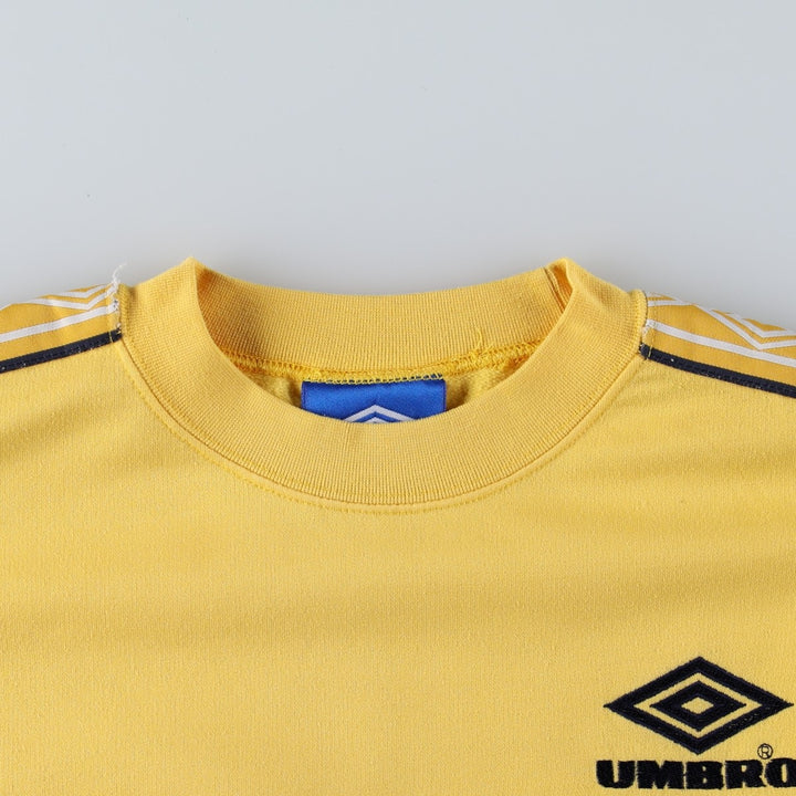 90'S Umbro Blue Tag Logo Sweatshirt, Men's Size L (approx.), Vintage cotton yellow type Vintage Second Hand