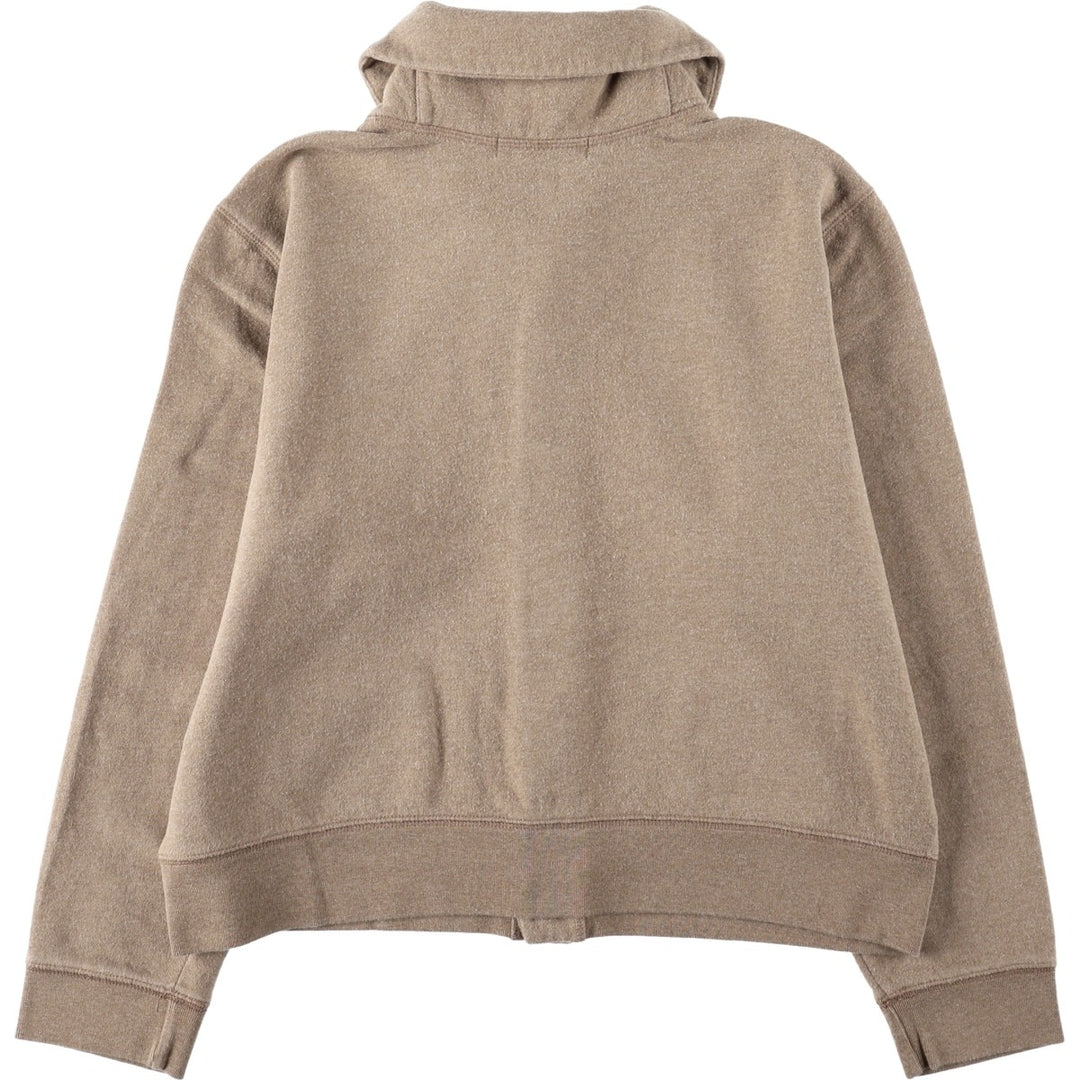 Ralph Lauren LAUREN Shawl Collar Cardigan Sweatshirt Cardigan Women's Size L (approx.) cotton beige type brown Vintage Second Hand