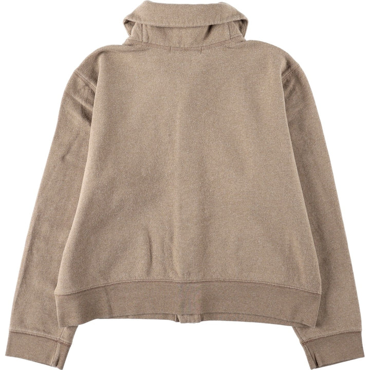 Ralph Lauren LAUREN Shawl Collar Cardigan Sweatshirt Cardigan Women's Size L (approx.) cotton beige type brown Vintage Second Hand