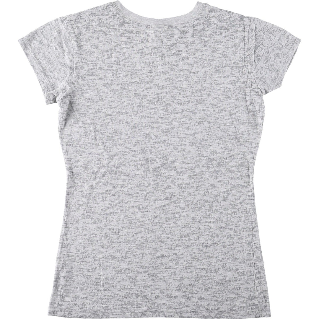 SOFFE all-over print T-shirt, women's size L (equivalent) cotton gray type Vintage Second Hand