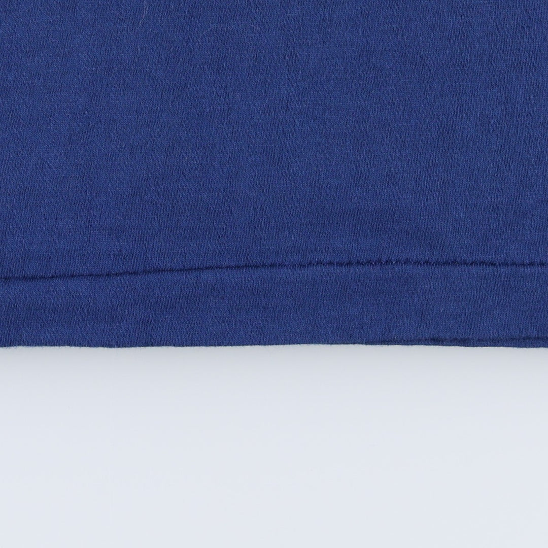 ~80'S TIGER BRAND Print T-Shirt, Made in Canada, Women's Size S (approx.) cotton navy blue type Vintage Second Hand