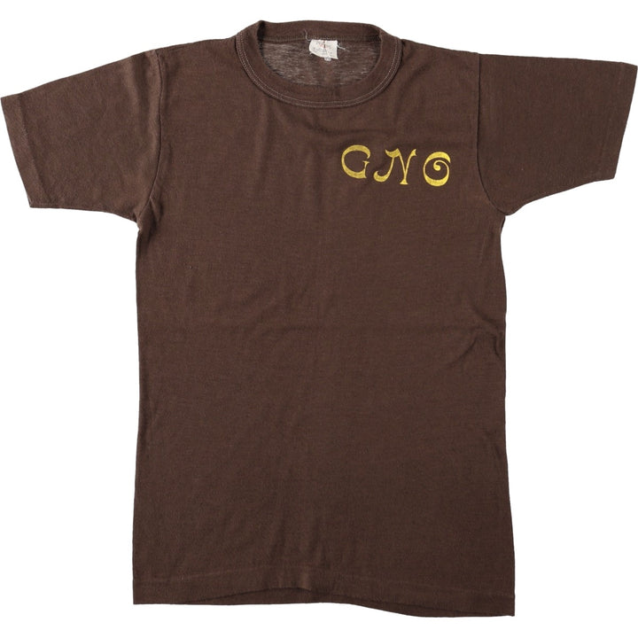 ~90'S Penmans Print T-Shirt, Women's Size S (approx.), Vintage polyester brown type Vintage Second Hand