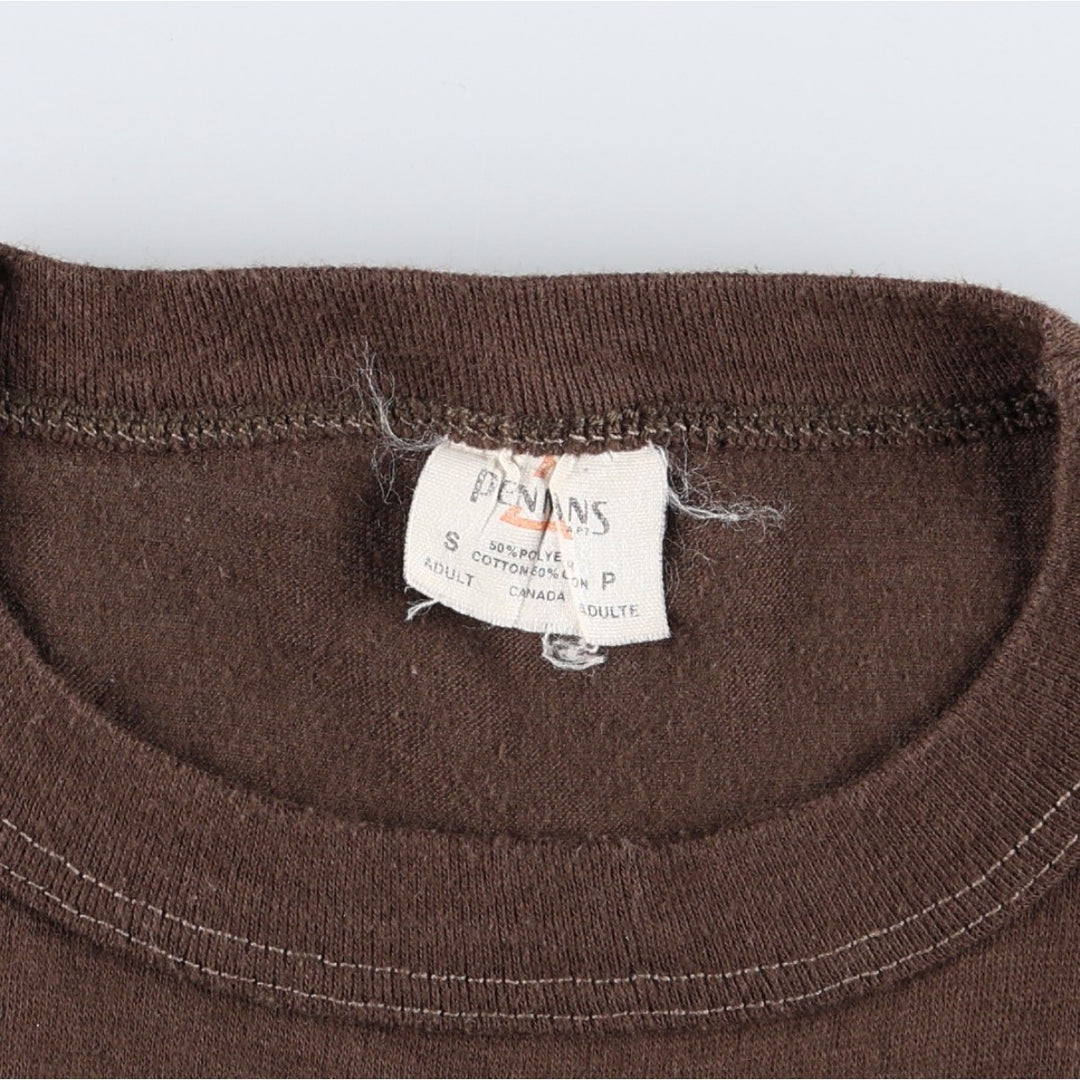 ~90'S Penmans Print T-Shirt, Women's Size S (approx.), Vintage polyester brown type Vintage Second Hand