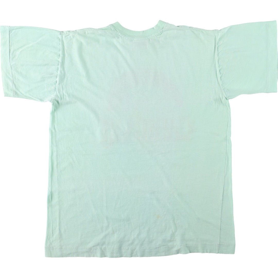 90'S Paradise Island Print T-Shirt, Women's Size M (approx.), Vintage cotton Mint green Vintage Second Hand
