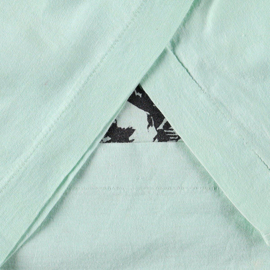 90'S Paradise Island Print T-Shirt, Women's Size M (approx.), Vintage cotton Mint green Vintage Second Hand