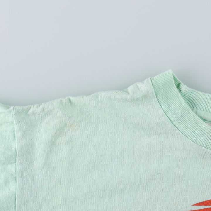 90'S Paradise Island Print T-Shirt, Women's Size M (approx.), Vintage cotton Mint green Vintage Second Hand