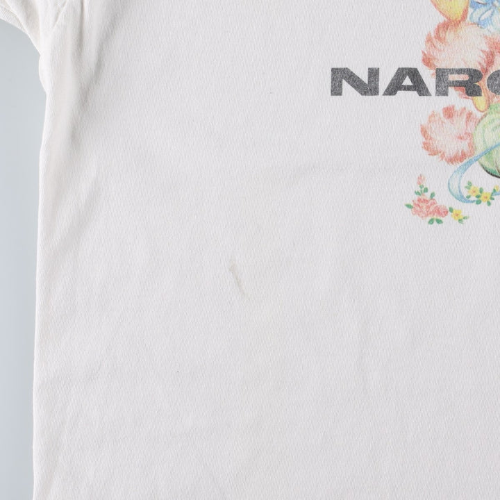 NEW girl ORDER Print T-shirt, Made in the UK, Women's XXL equivalent. unclear white type Vintage Second Hand
