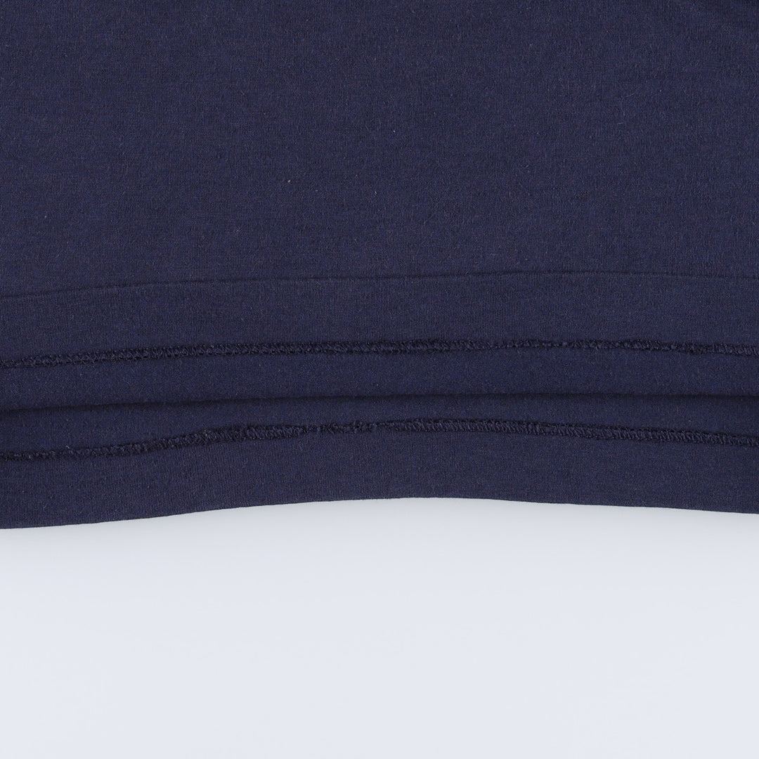 90'S Fruit of the Loom Print T-Shirt, Made in USA, Men's Size XS (approx.), Vintage cotton navy blue type Vintage Second Hand