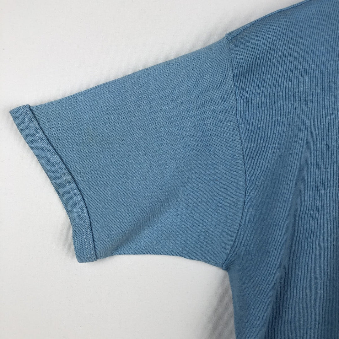 Message print T-shirt, women's size M (approx.), vintage. unclear Blue type light blue Vintage Second Hand