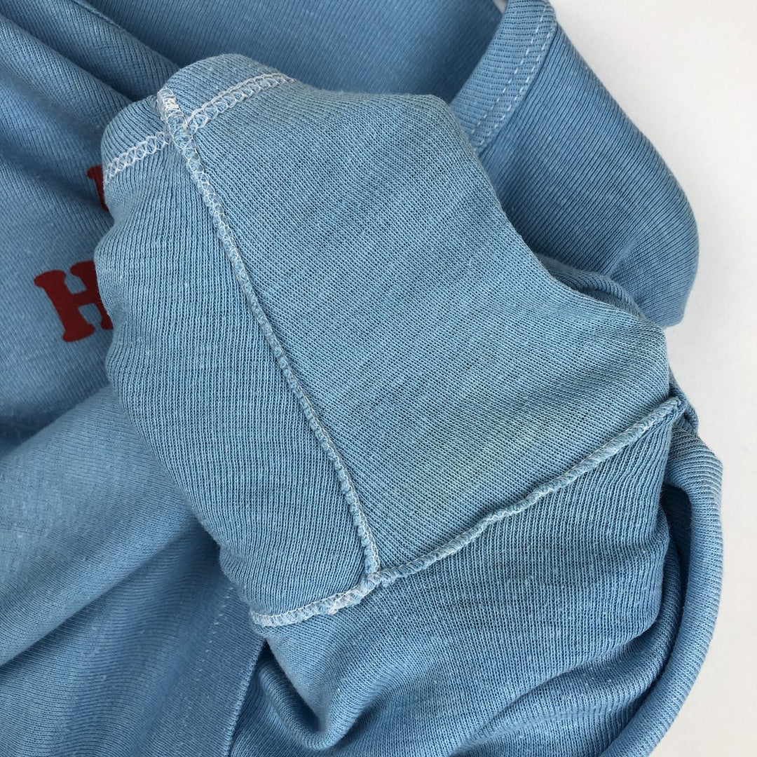 Message print T-shirt, women's size M (approx.), vintage. unclear Blue type light blue Vintage Second Hand