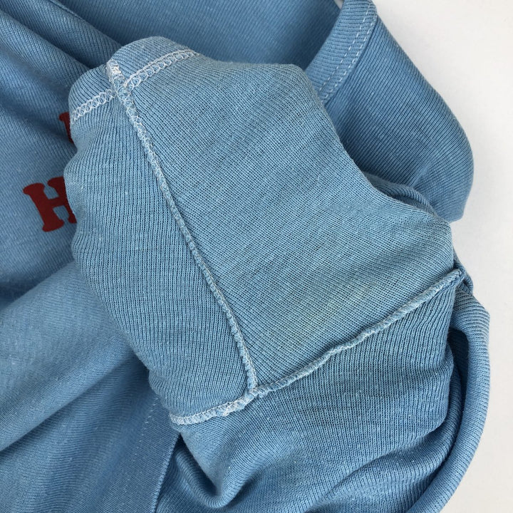 Message print T-shirt, women's size M (approx.), vintage. unclear Blue type light blue Vintage Second Hand