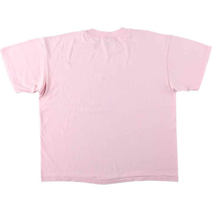90'S Hanes HEAVYWEIGHT 50 cotton pink type Vintage Second Hand