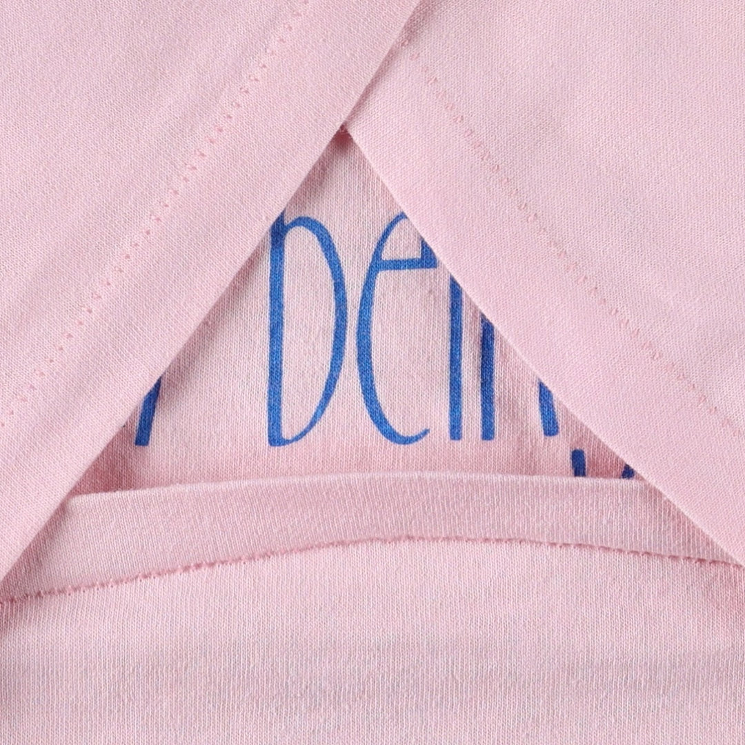 90'S Hanes HEAVYWEIGHT 50 cotton pink type Vintage Second Hand