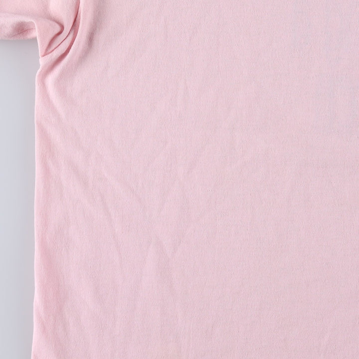 90'S Hanes HEAVYWEIGHT 50 cotton pink type Vintage Second Hand