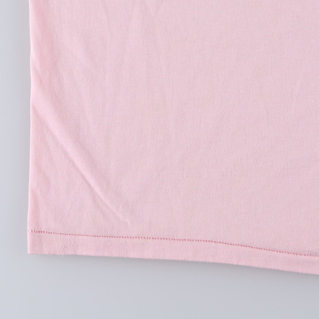 90'S Hanes HEAVYWEIGHT 50 cotton pink type Vintage Second Hand