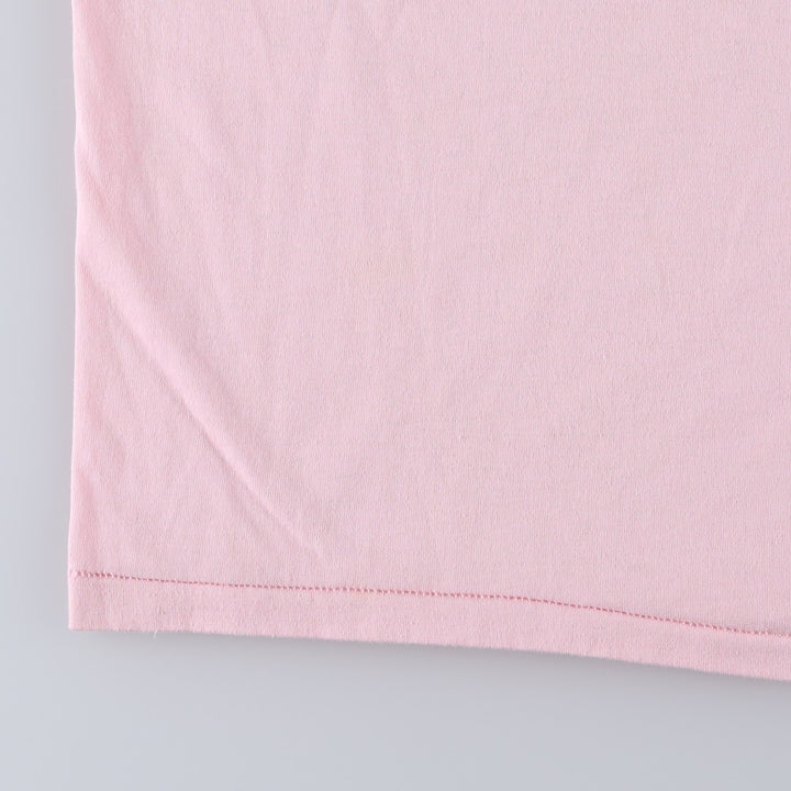 90'S Hanes HEAVYWEIGHT 50 cotton pink type Vintage Second Hand