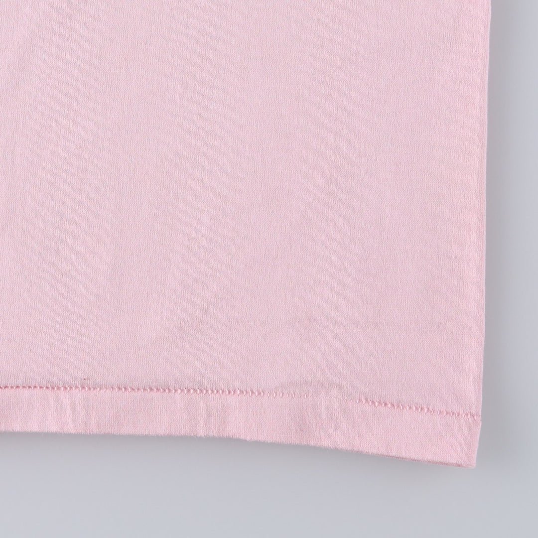 90'S Hanes HEAVYWEIGHT 50 cotton pink type Vintage Second Hand