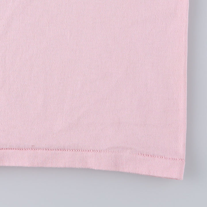 90'S Hanes HEAVYWEIGHT 50 cotton pink type Vintage Second Hand